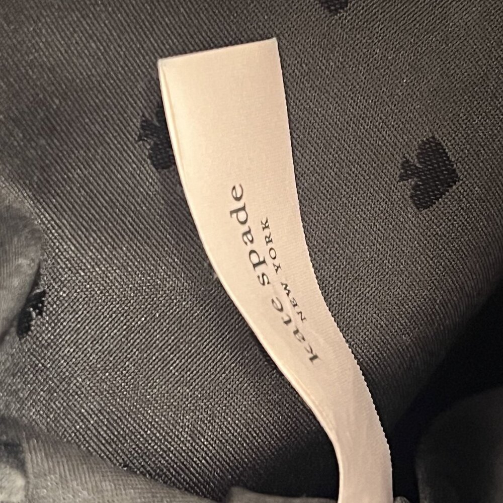 Kate Spade New York Dawn  Flat Nylon and Leather Pink and Black Crossbody Bag - Picture 7 of 15